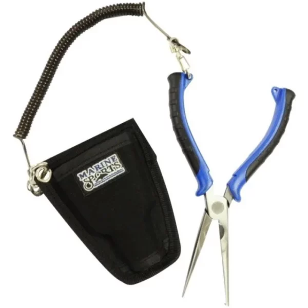 Alicate Fishermans Pliers MS-SRP c/ bainha e cordão salva alicate - Marine Sports