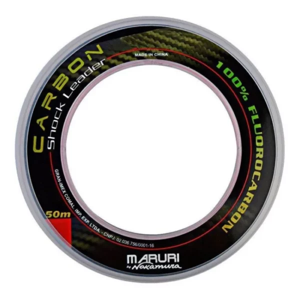 Linha Monofilamento Maruri by Nakamura Carbon Shock Leader