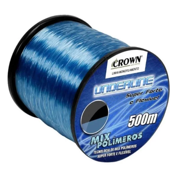 Linha Monofilamento Underline 500M - Crow Fiber