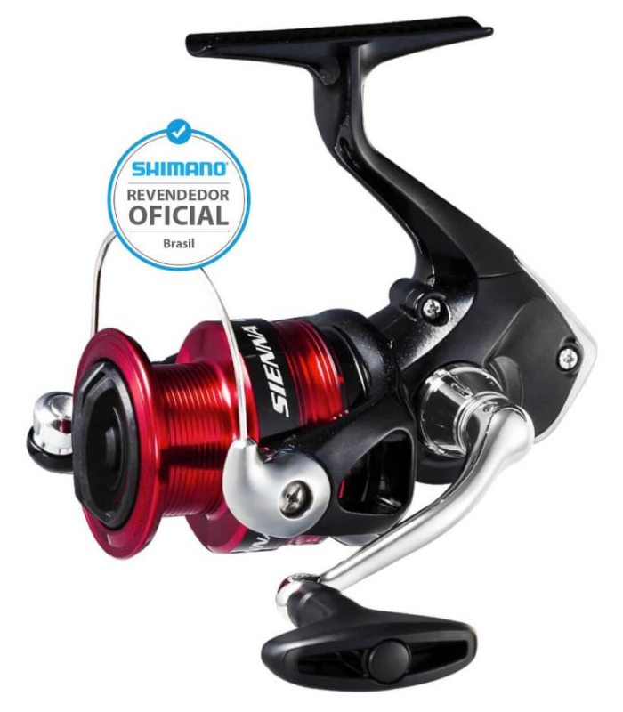 Molinete Sienna 2500 - shimano 4 rolamentos - Imagem 2