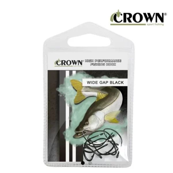 Anzol Crown wide gap com 10 pçs