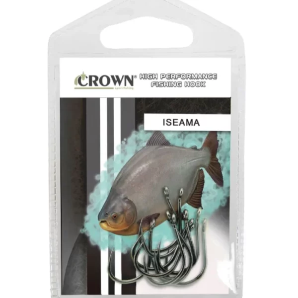 Anzol Crown iseama sure Black com 10 pçs