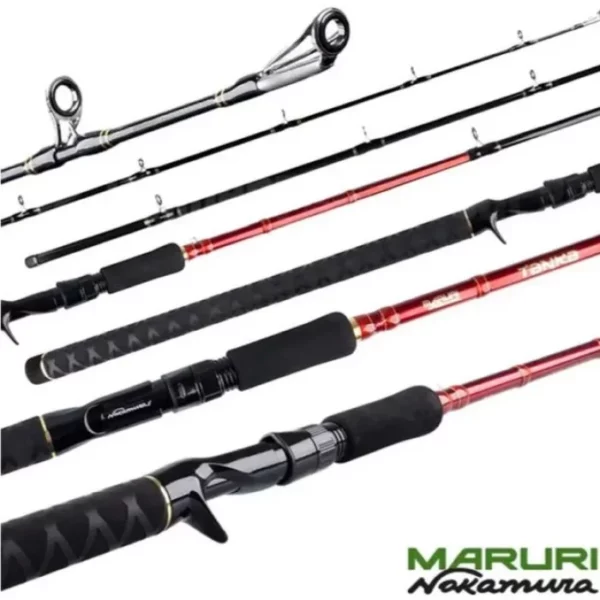 Vara para carretilha Maruri by Nakamura Tanka 8'0" (2,43m) 50 Lbs TA-C802H - 02 Partes